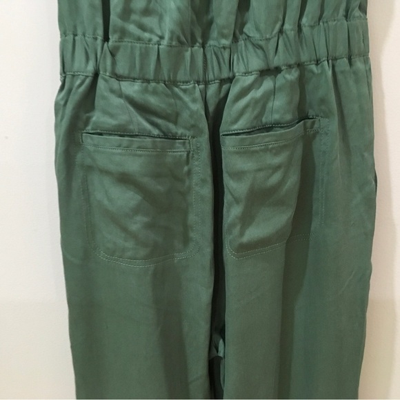 BANANA REPUBLIC jumpsuit Tencel Utility Jogger Army Green - Picture 8 of 10